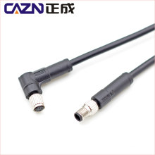 mini type M5 3pin 4pin moulding plug M5 Female Male cable connector